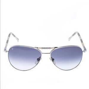 Louis Vuitton LV Damier Azur Aviator Sunglasses